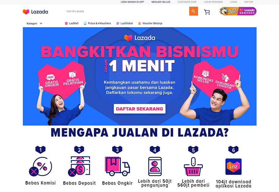 Lazada Seller Platform Jualan Online